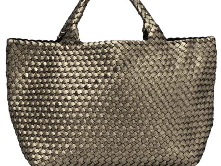 St. Barths Medium Metallic Tote in Etoile Online now