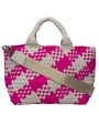 St. Barths Mini Plaid Tote in Hibiscus Sale