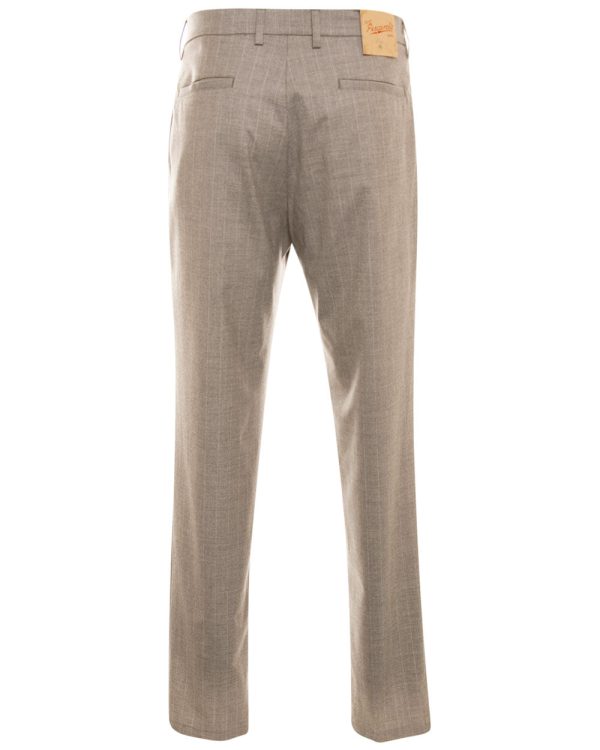 Beige Stripe Cashmere Trouser Online