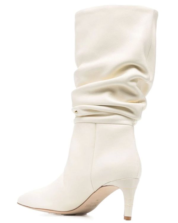 Scrunch Boot in Vanilla For Discount