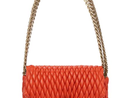 Small Harris Shoulder Bag in Coral Discount