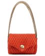 Small Harris Shoulder Bag in Coral Discount