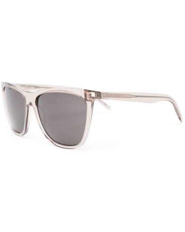 Square Acetate Sunglasses in Light Brown Online