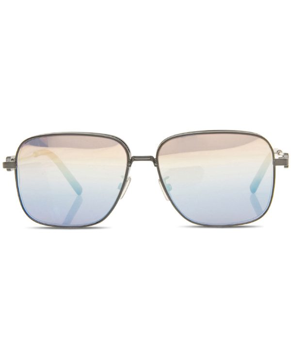 Silver Metal Multicolor Lens Sunglasses Sale