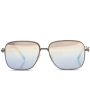 Silver Metal Multicolor Lens Sunglasses Sale