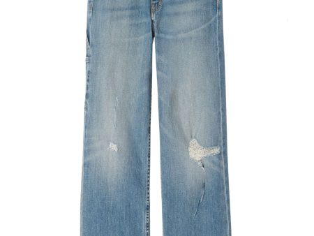 Violette Cropped Jean in Faded Wash Hot on Sale