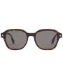 Round Acetate Sunglasses in Tortoise For Sale