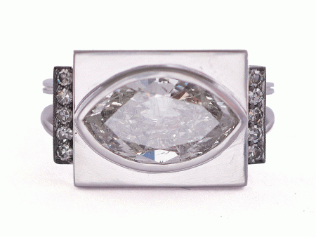 18k White Gold Diamond Renee Ring Online