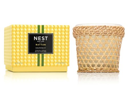 Rattan Grapefruit 3-Wick Candle Sale