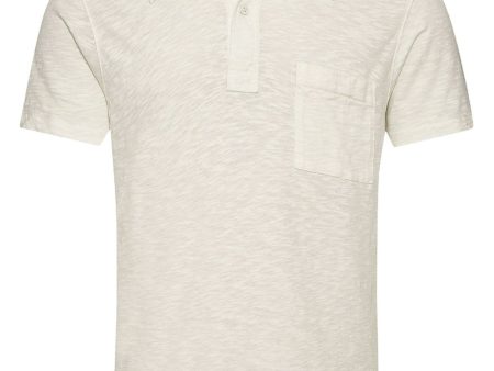 Wade Polo Shirt in White Sand Hot on Sale