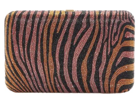 Seamless Tiger Clutch in Copper Discount