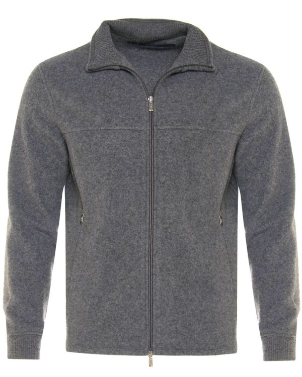 Stone Velour Full Zip Jacket Online Sale