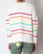 White Rainbow Vacation Sweater For Discount