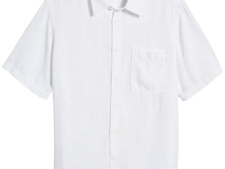 White Arne Short Sleeve Sport Shirt Sale