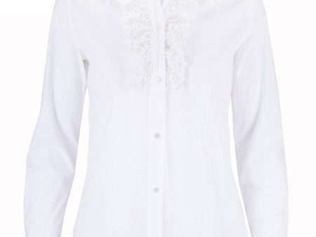 White Reina Shirt Online Sale