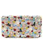 Smooth Rectangle Eclipse Clutch in Silver Multi For Cheap