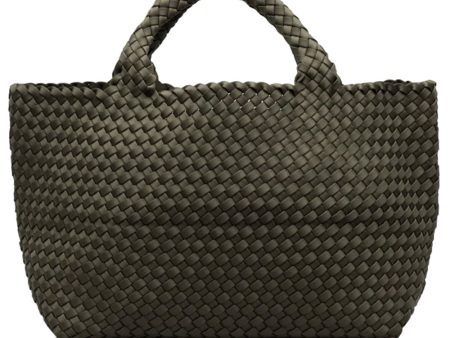 St. Barths Medium Tote in Solid Olive Hot on Sale