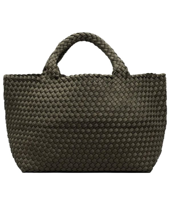 St. Barths Medium Tote in Solid Olive Hot on Sale