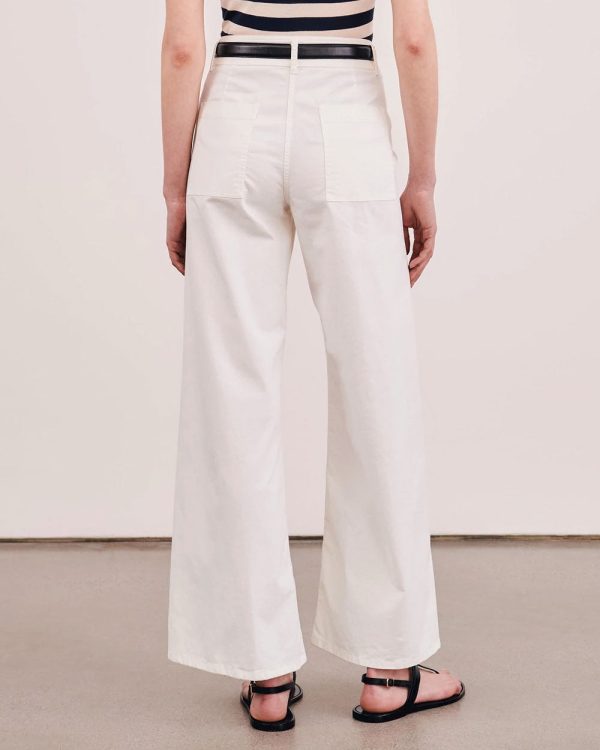 White Megan Pant For Cheap