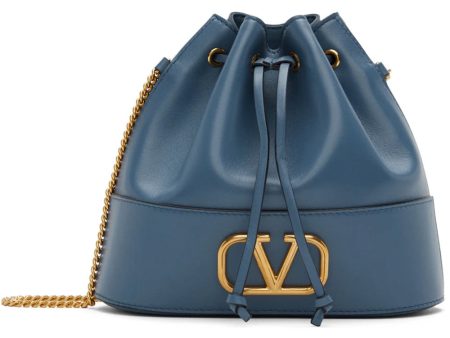 VLOGO Bucket Bag in Oltre Mare Fashion