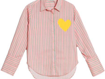 Rhubarb Mia Shirt Mr. Sharpie Pinstripe on Sale