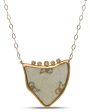 20k Yellow Gold Antique Glass Antiquity Necklace Online