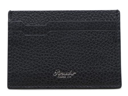 360 Leather Card Holder in Black Online Hot Sale