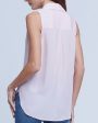 Soft Pink Sleeveless Freja Blouse Cheap