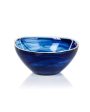 Small Monte Carlos Alabaster Indigo Glass Bowl Supply