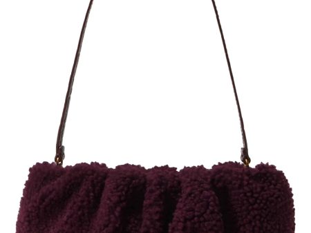 Bean Shearling Convertible Bag Plum Online Sale