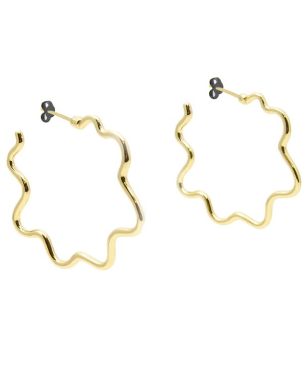 14k Gold Jo Hoop Earrings Online Sale