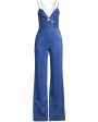 Royal Blue Wide Leg Arden Jumpsuit Online now