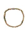 Unakite Tribal Sterling Silver Beaded Bracelet Online