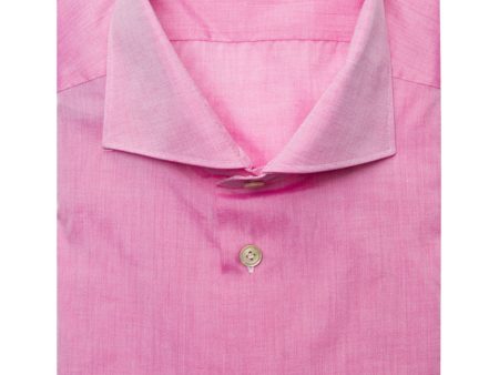 Berry Solid Dress Shirt For Discount