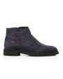 Suede Slip On Boot in Navy Hot on Sale