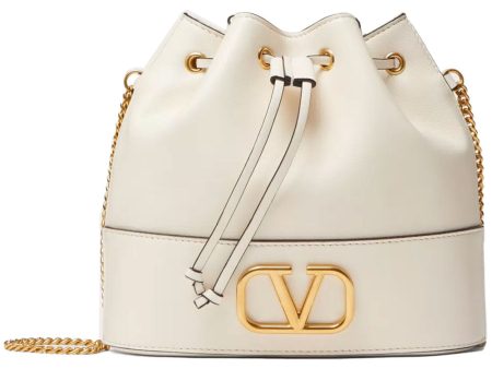 VLOGO Bucket Bag in Light Ivory Supply