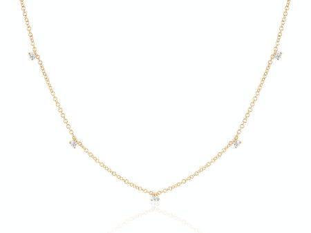 14k Yellow Gold Diamond Necklace Online