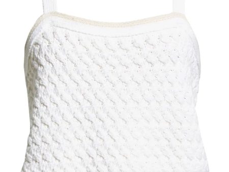 White Stone Crochet Imelda Tank Online Sale