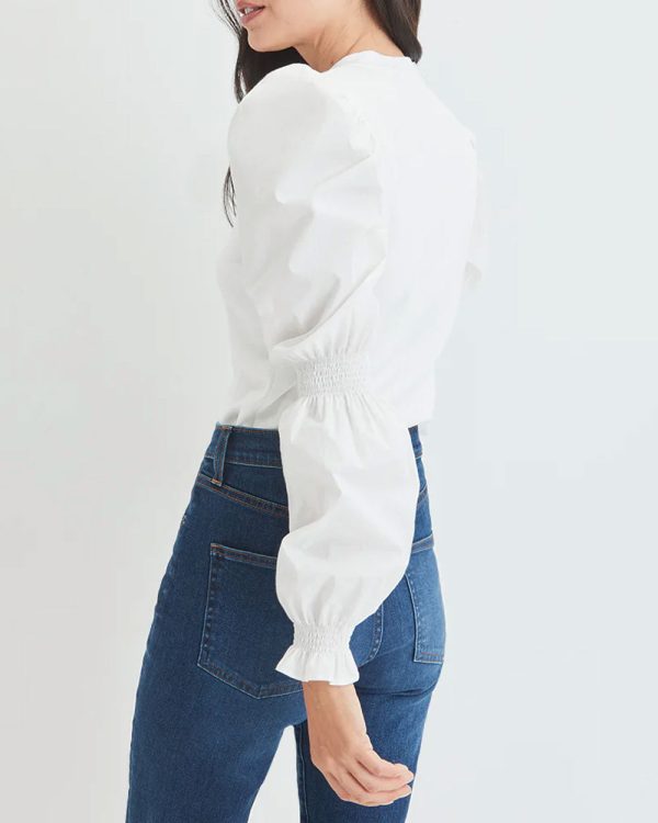 White Effy Top Cheap