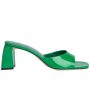 Romy Mule in Green Patent Leather Discount