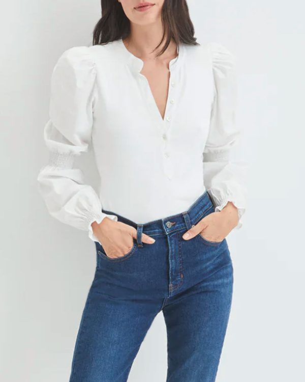 White Effy Top Cheap