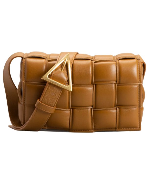 Small Padded Cassette Bag in Camel Discount