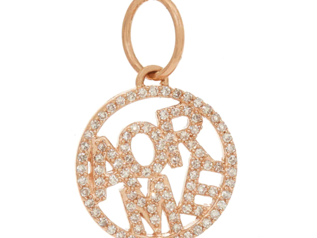 Rose Gold “Amore” Diamond  Disc Pendant Hot on Sale