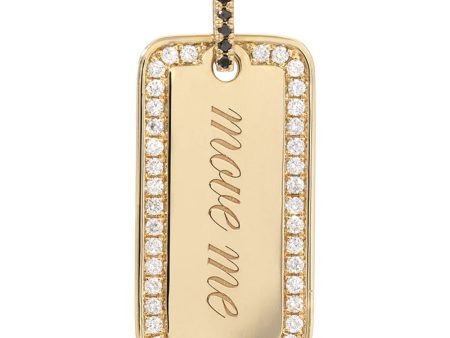 14k Yellow Gold Move Me Diamond Memento Tag Online