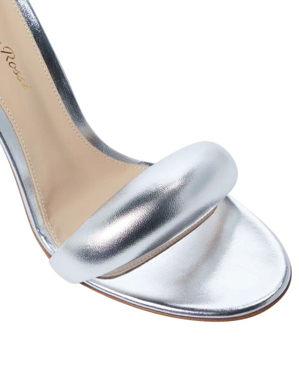 Bijoux Leather Sandal in Silver Online