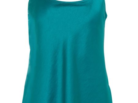 Teal Elliot Charmeuse Cami Online now