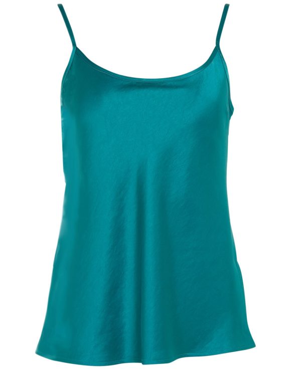 Teal Elliot Charmeuse Cami Online now