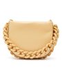 Small Puffy Tonal Frayme Shoulder Bag in Cornflake Online Hot Sale