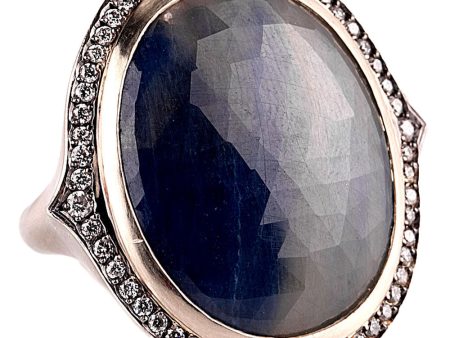 Sapphire and Diamond Portrait Ring Sale