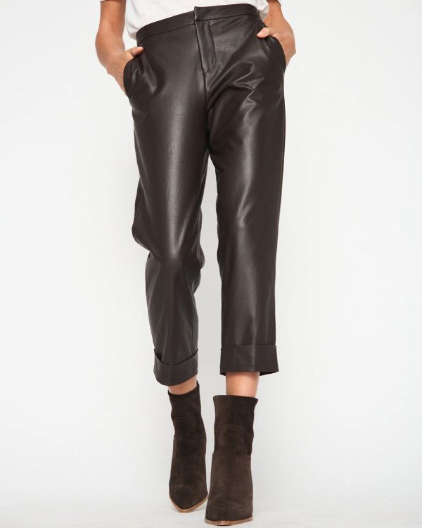 Timber Vegan Leather Westport Pant Discount